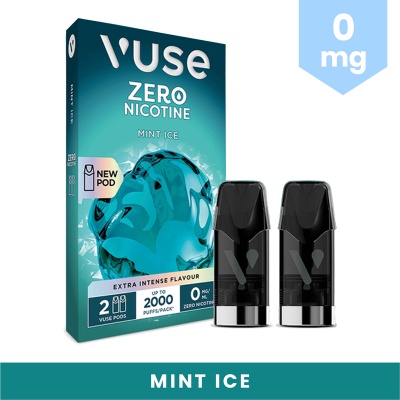 vuse zero pods Vuse Extra Mint Ice Refill Pods (0mg)