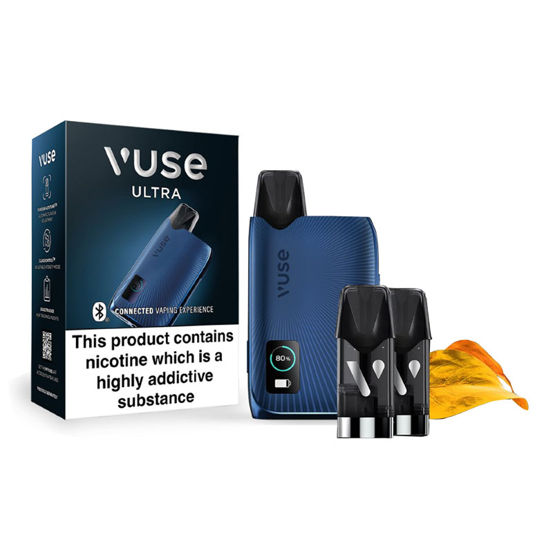 vuse starter pack with pod Ultra Kit Blueberry Ice Do Foger Vapes Contain Black Choose Flavor:Sour Apple