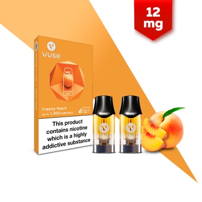 Vuse Pro ePod Creamy Peach Refill Pods (12mg)