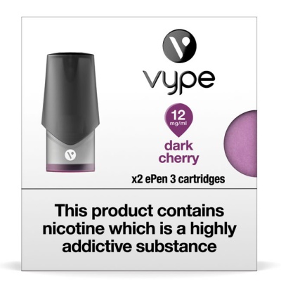 Vype ePen 3 Dark Cherry Pods (Pack of 2 Refill Cartridges)