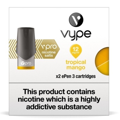 Vype ePen 3 vPro Tropical Mango Nicotine Salt Pods (Pack of 2)