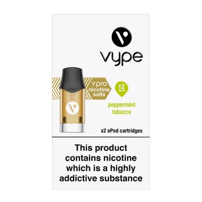 Vype ePod vPro Peppermint Tobacco Menthol Cartridges (12mg)